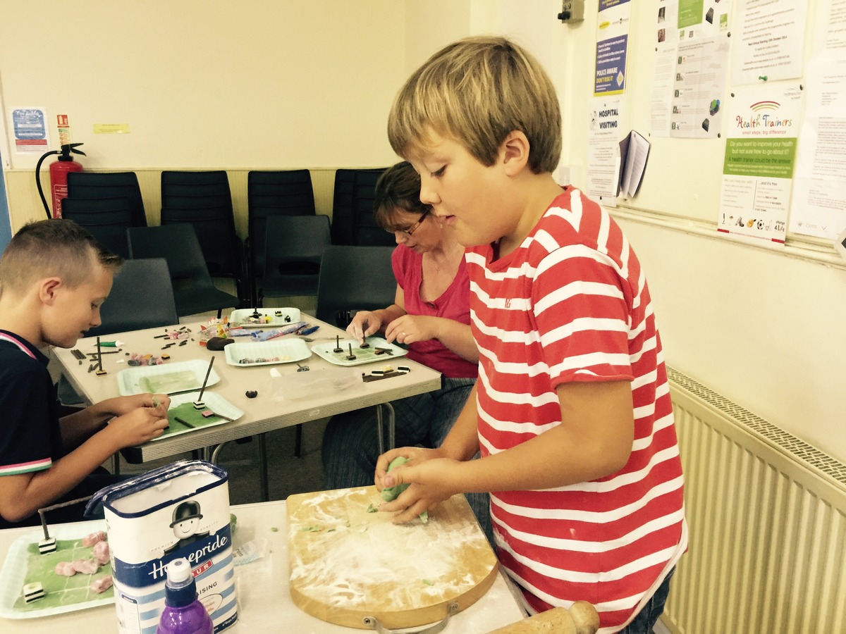 Andrew starting his rugby pitch